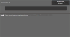 Desktop Screenshot of nilex-reisen.de